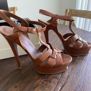 Yves saint Laurent ysl nude patent tribute 105 heel